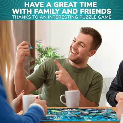 1000 Pcs Puzzles for Adults | Charlie, Alice & Underwater