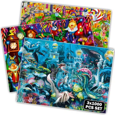 1000 Pcs Puzzles for Adults | Charlie, Alice & Underwater