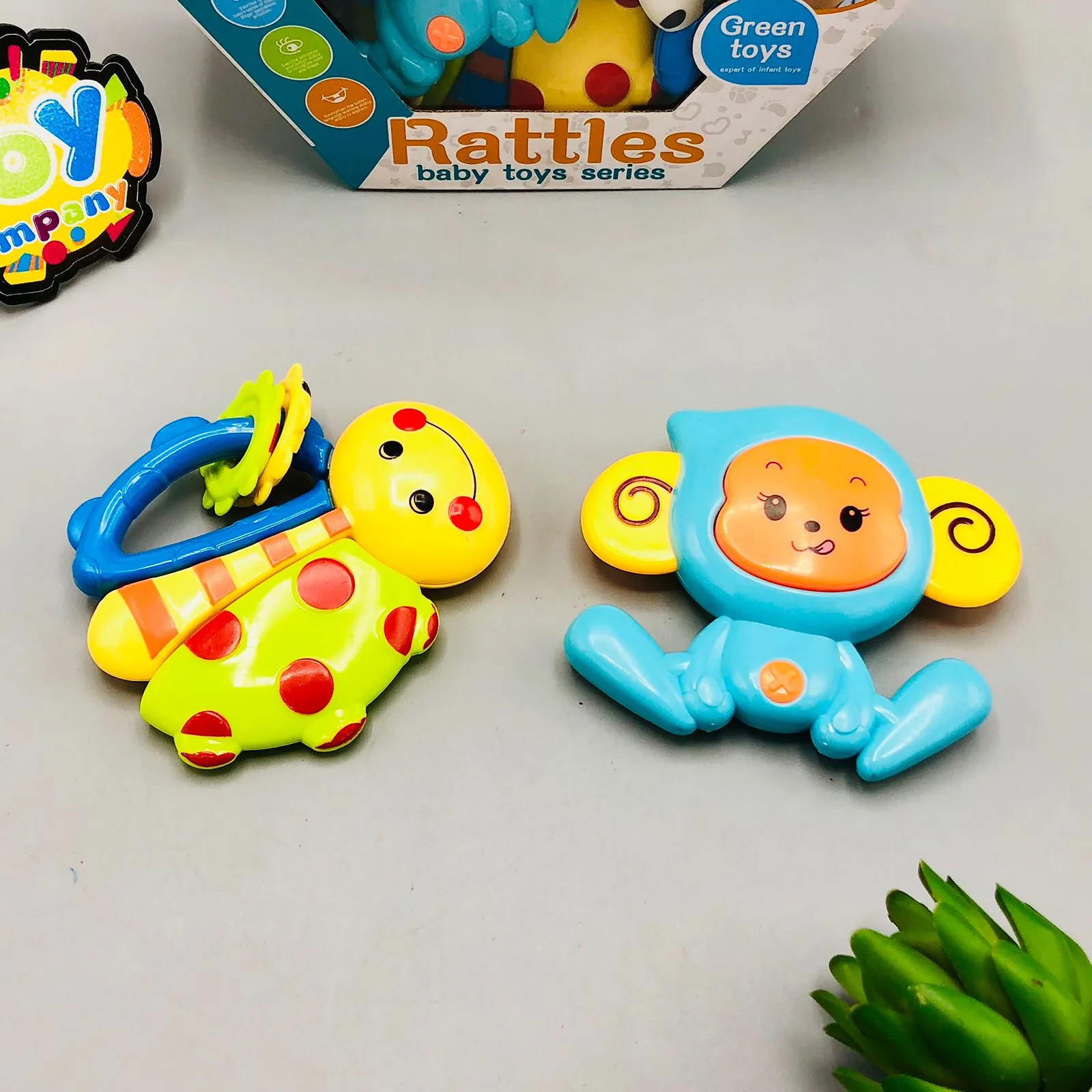 10Pcs Premium Quality Baby Rattles Set