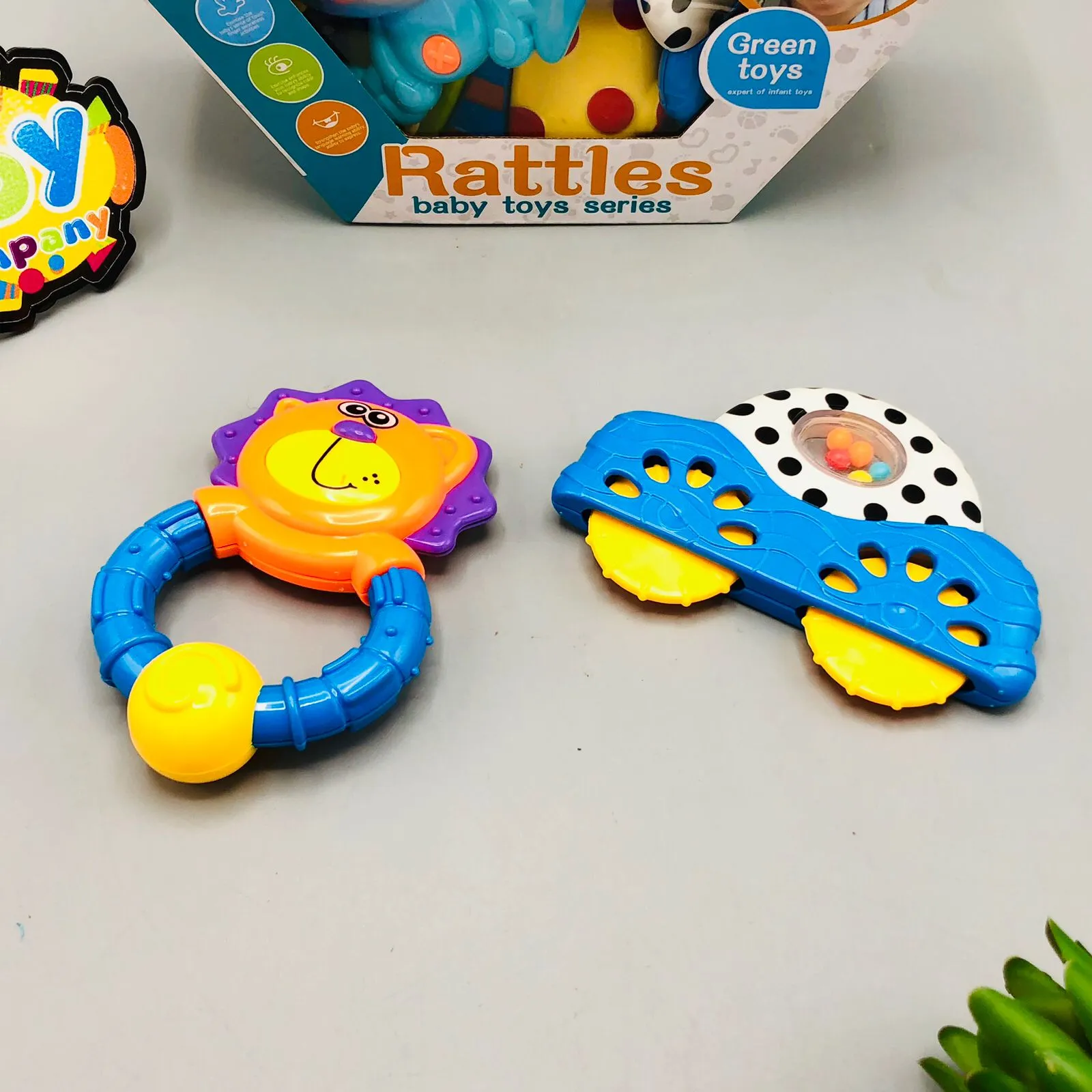10Pcs Premium Quality Baby Rattles Set