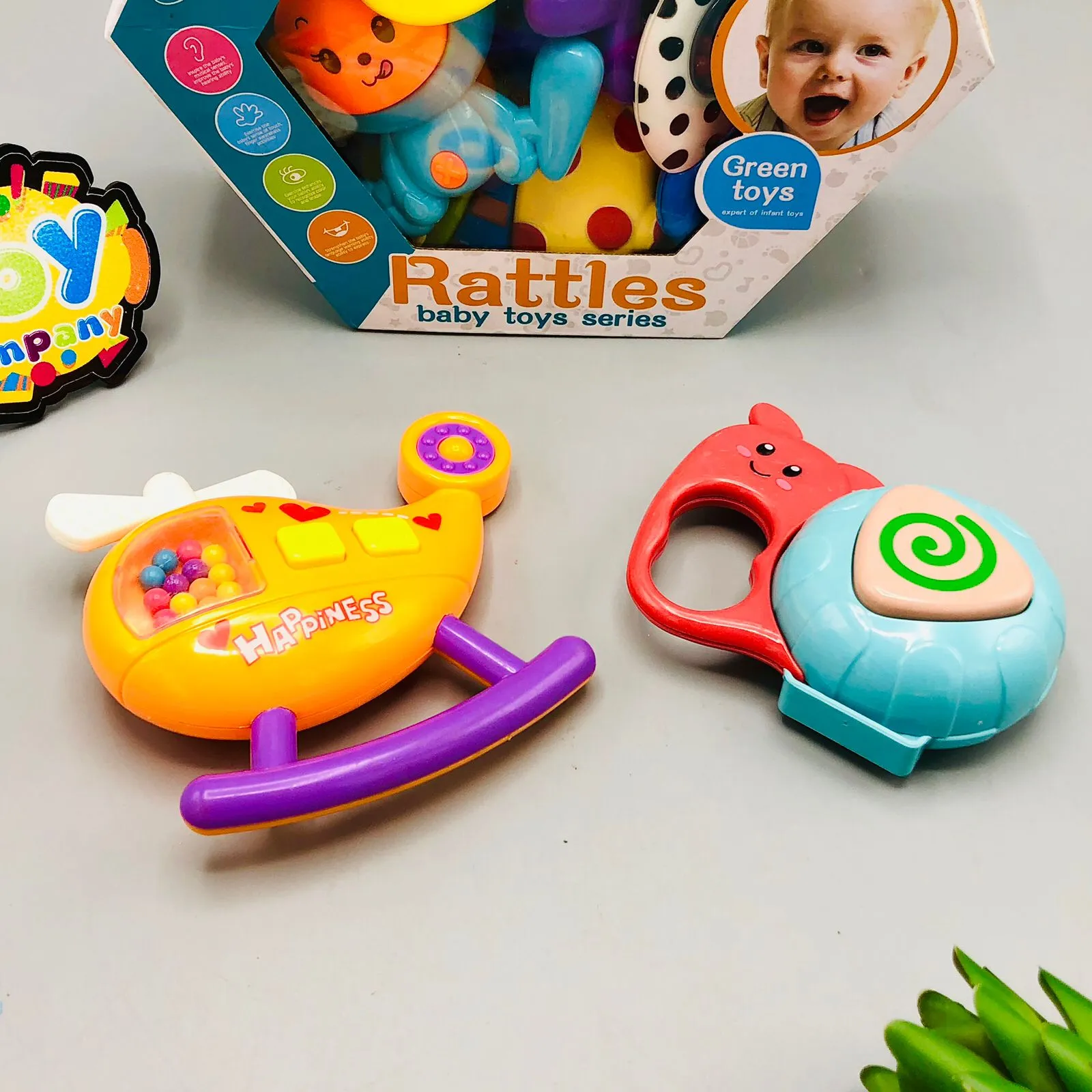 10Pcs Premium Quality Baby Rattles Set
