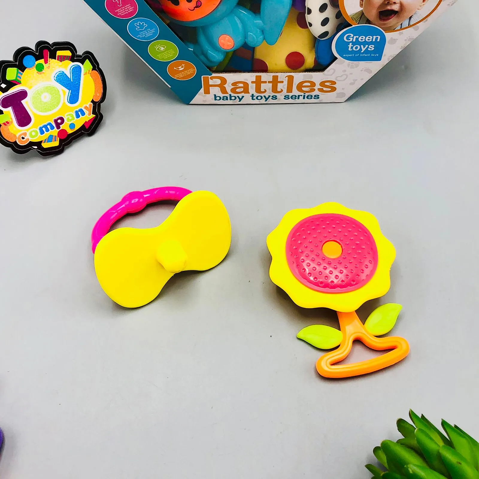 10Pcs Premium Quality Baby Rattles Set