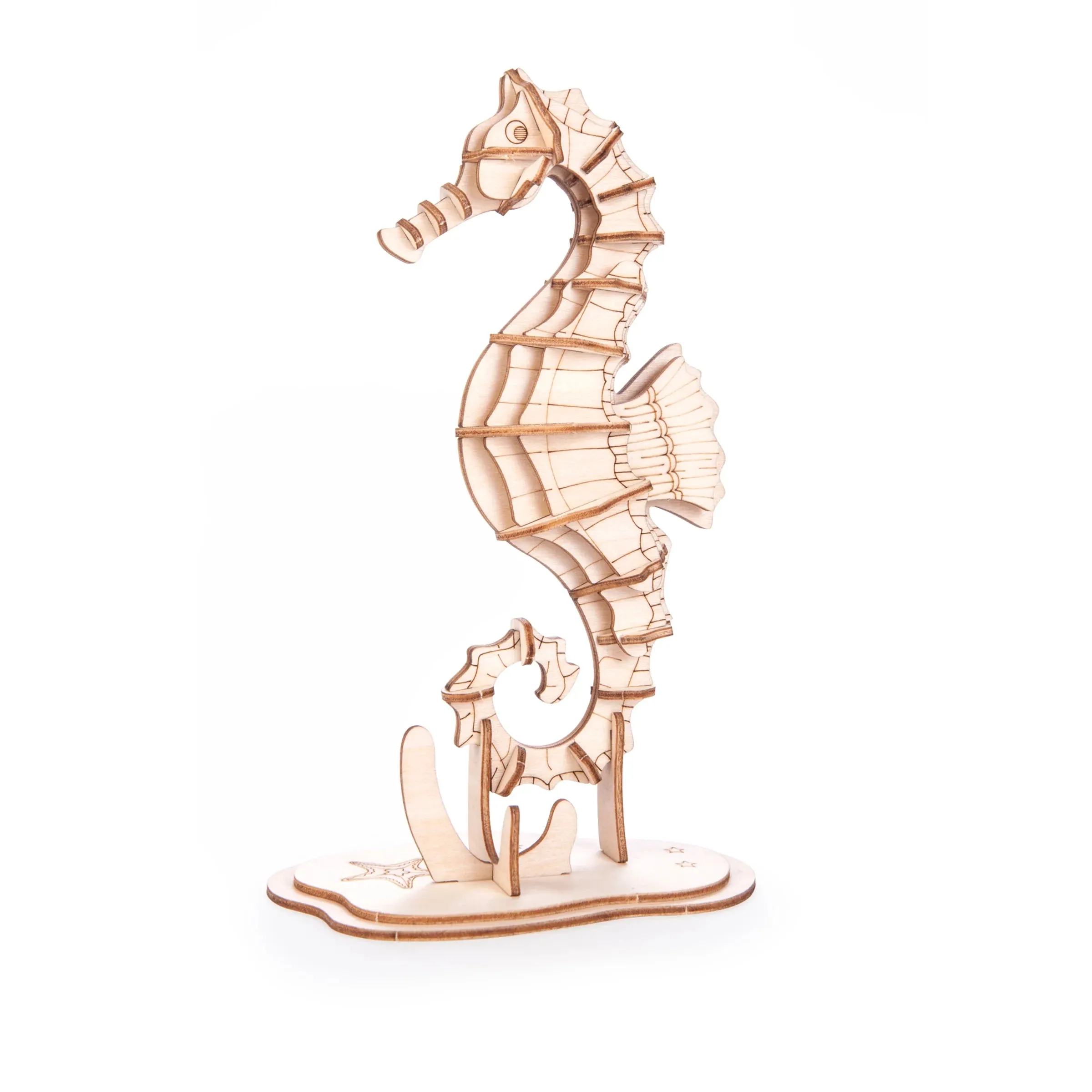 3D Wooden Seahorse Puzzle