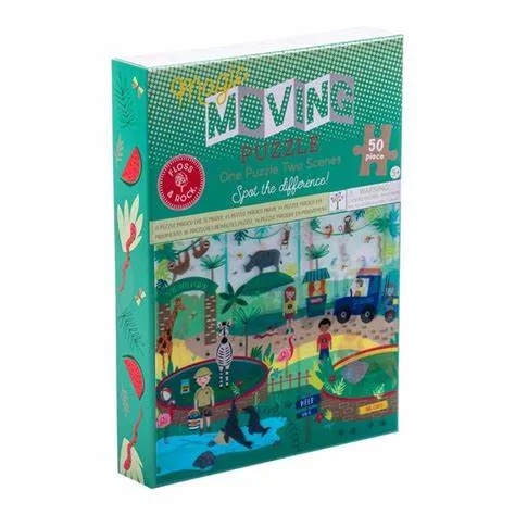50Pc Magic Moving Jungle Puzzle