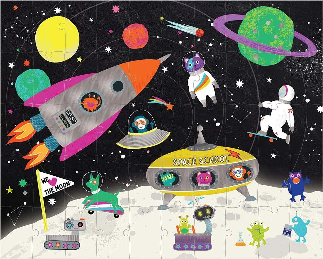 50pc Magic Moving Puzzle - Space