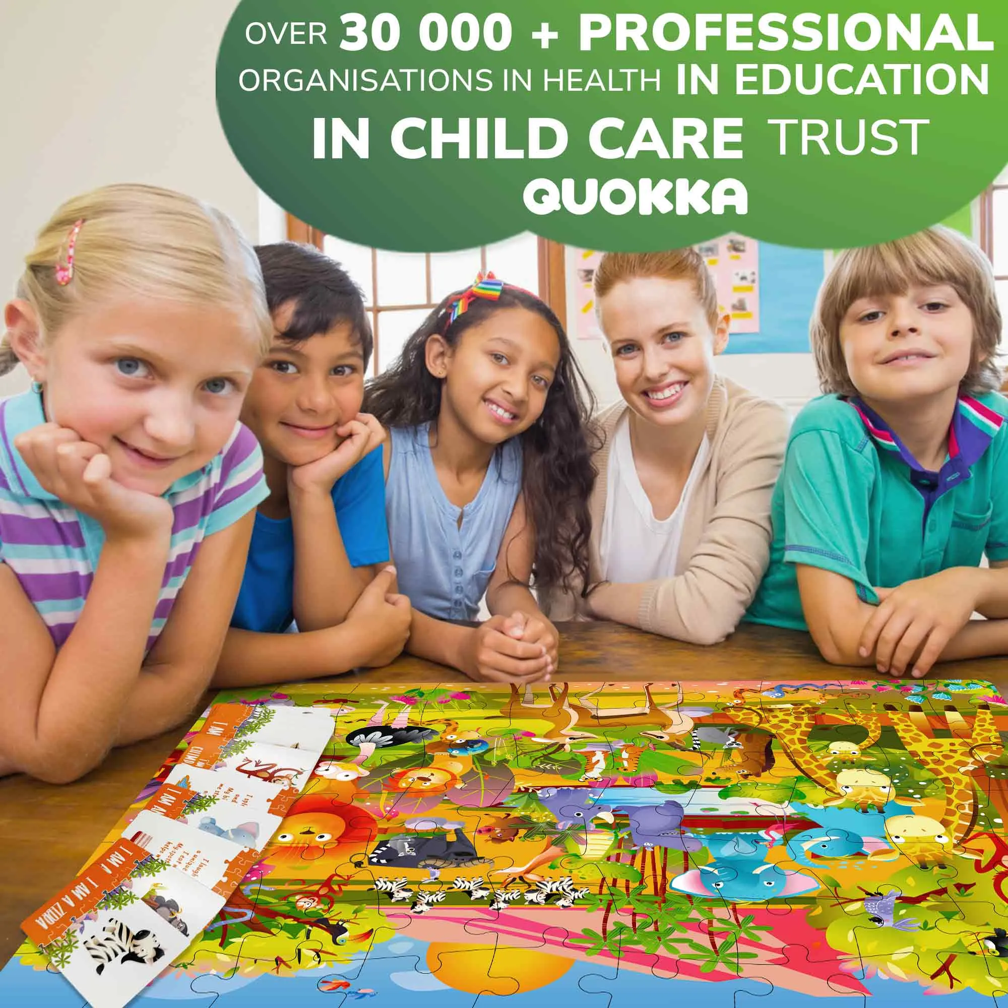 70 Pcs Search and Find Riddle Puzzles with Cards for Kids | Africa