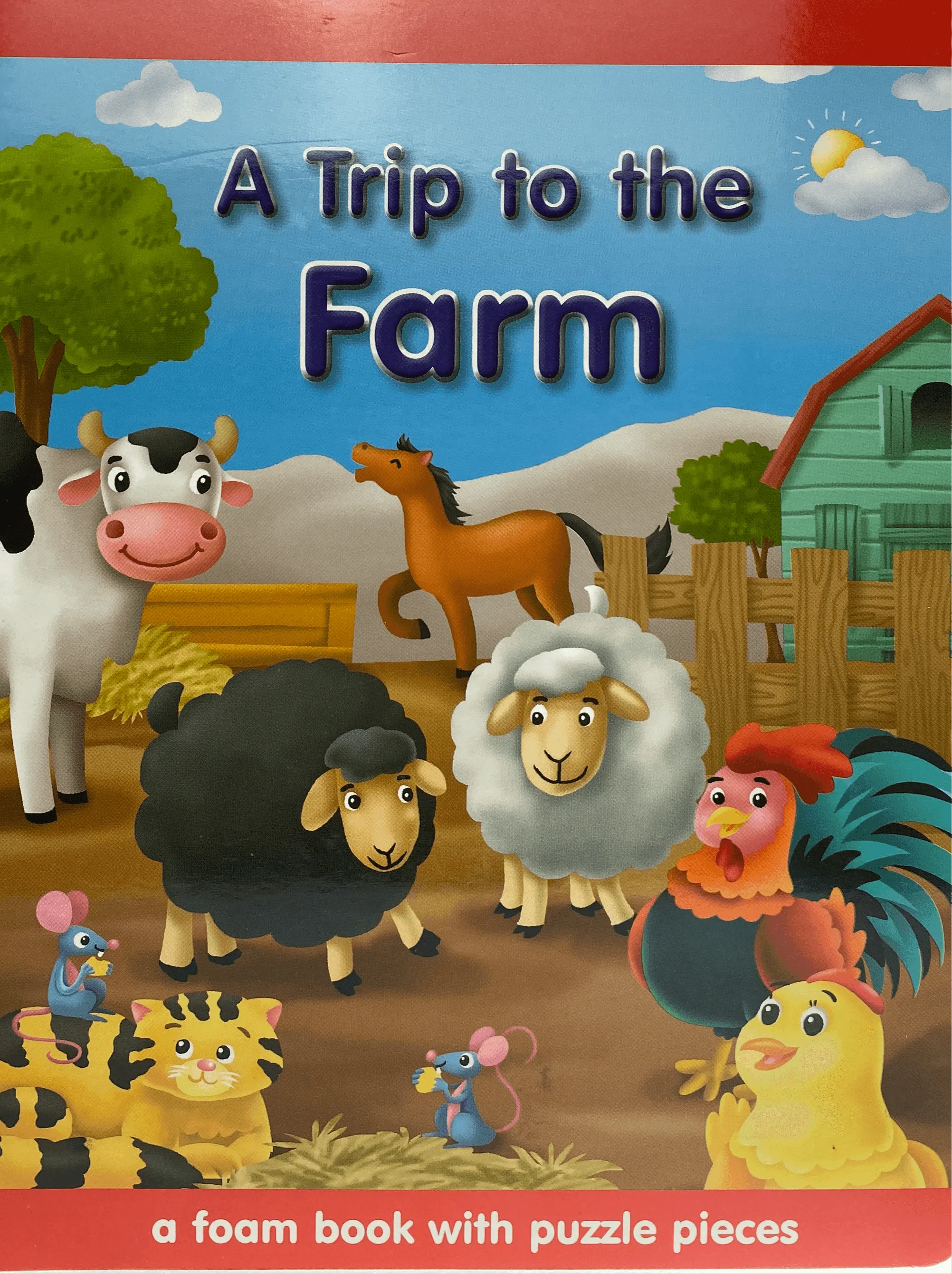 A Trip To The Farm-A Foam Book With Puzzle Pieces