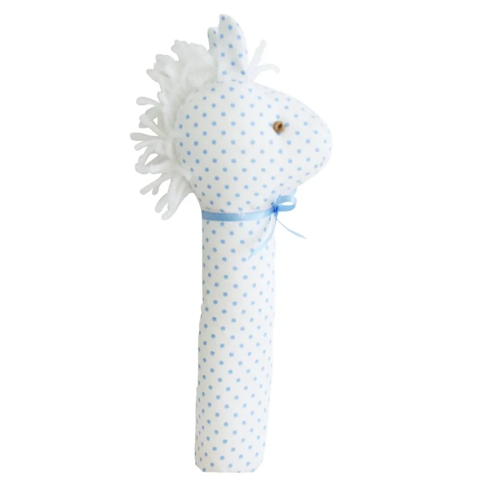 Alimrose Designs Horse Squeaker Spotty Blue