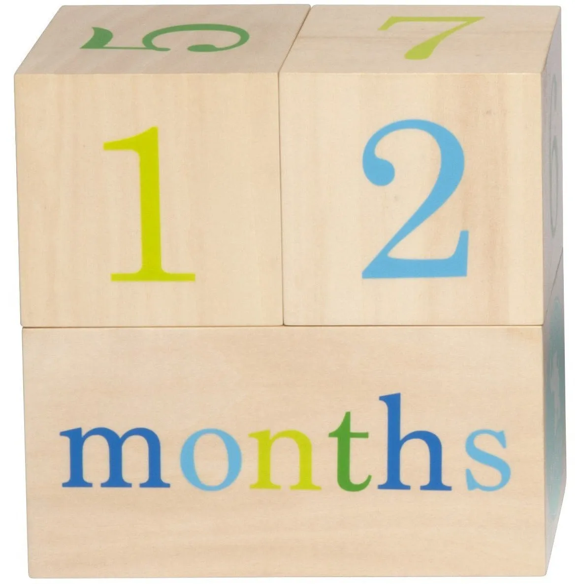 All4Ella Milestone Blocks - Boy (wood)