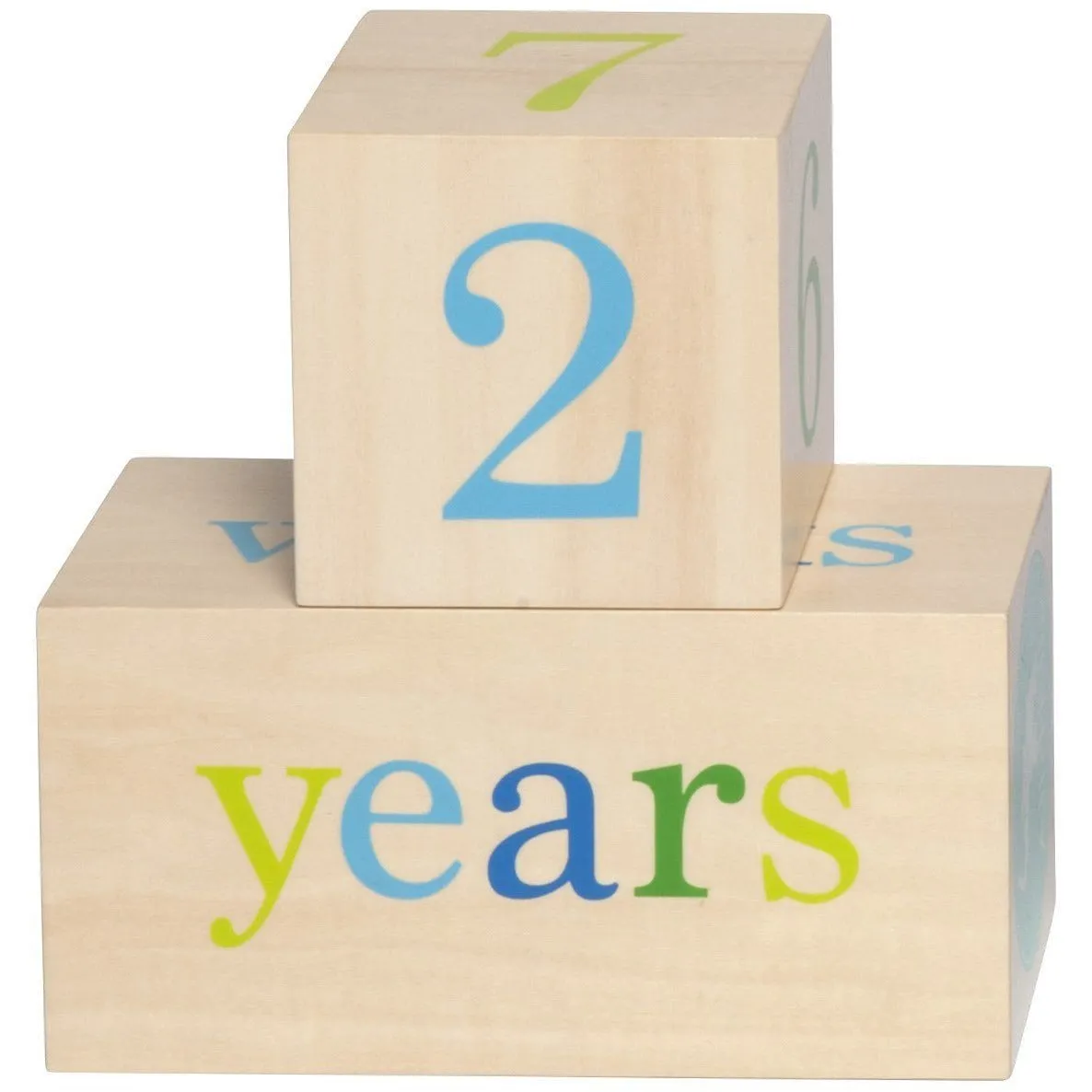 All4Ella Milestone Blocks - Boy (wood)