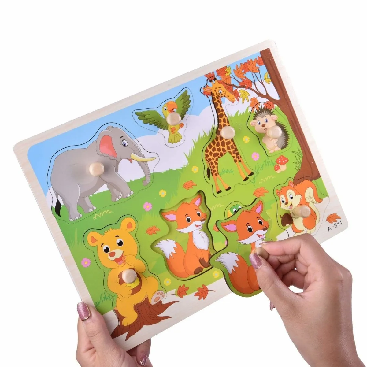 Alphabet Numbers and Animal Puzzles