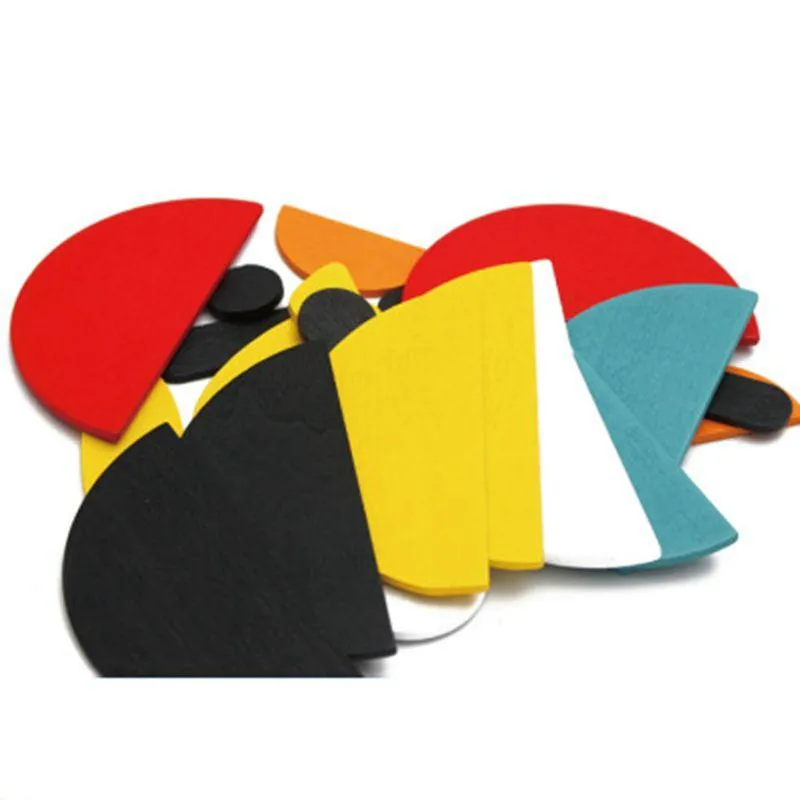 Animal Wooden Jigsaw Puzzle Kids Educational Toys For Children Learning Wooden Puzzles Baby Early Educational Toy