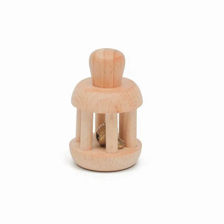 Ariro Toys Wooden Bell Rattle