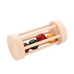 Ariro Toys Wooden Rolling Rattle