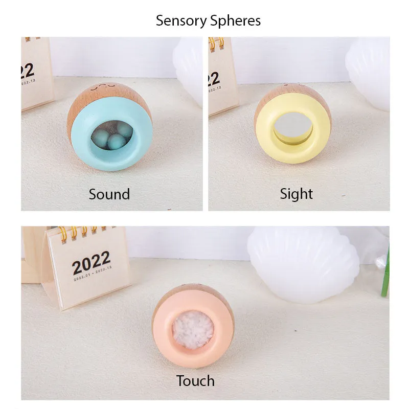 Baby sensory kit. Wooden Rattles. Baby toys, Toddler Toys. Macaron colours