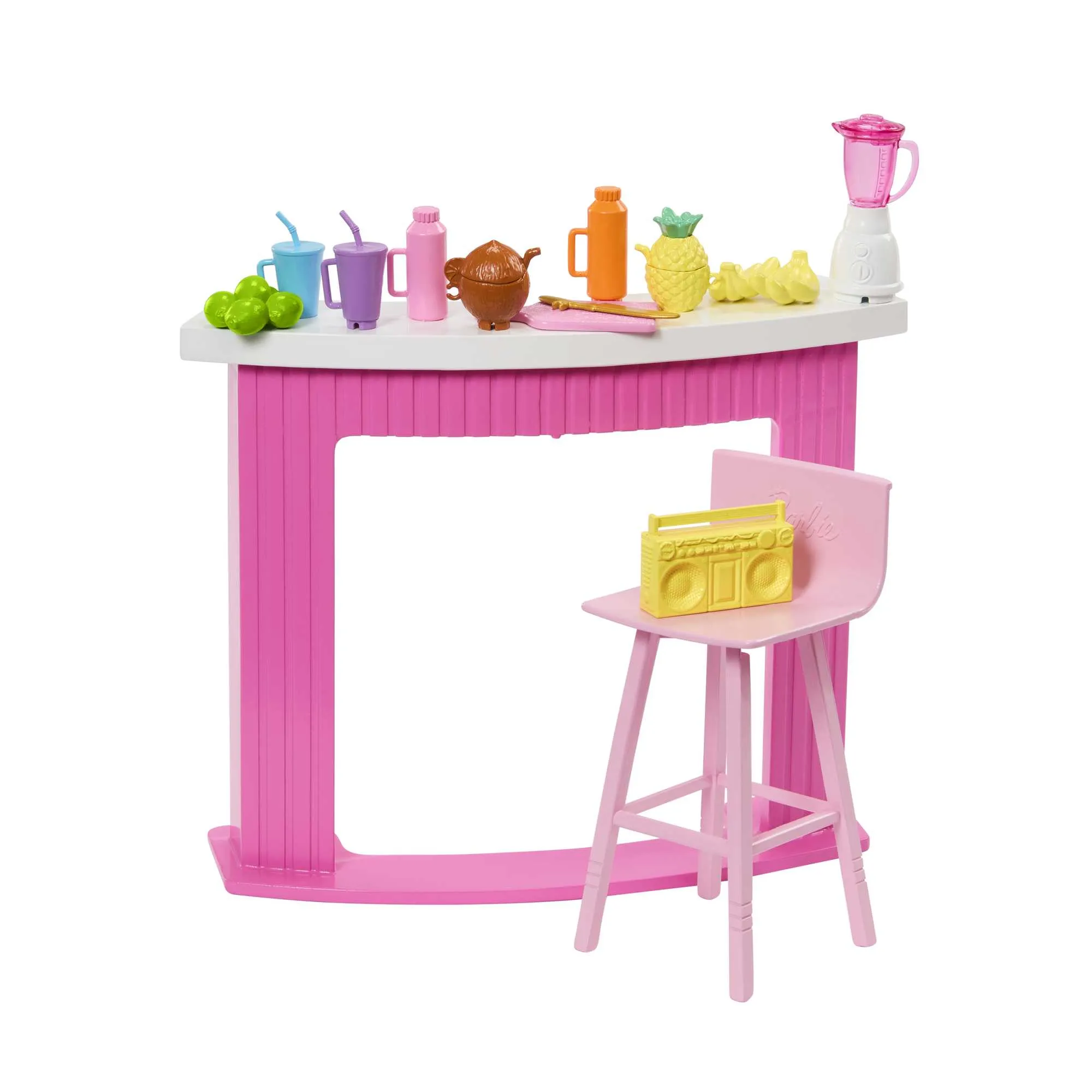 Barbie Accessories, Doll House Furniture, Smoothie Bar Story Starter