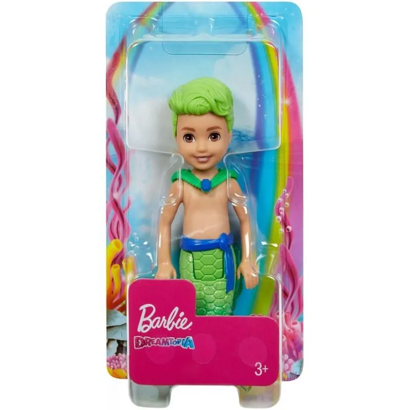 Barbie Chelsea Mermaid 6, Green Hair Doll