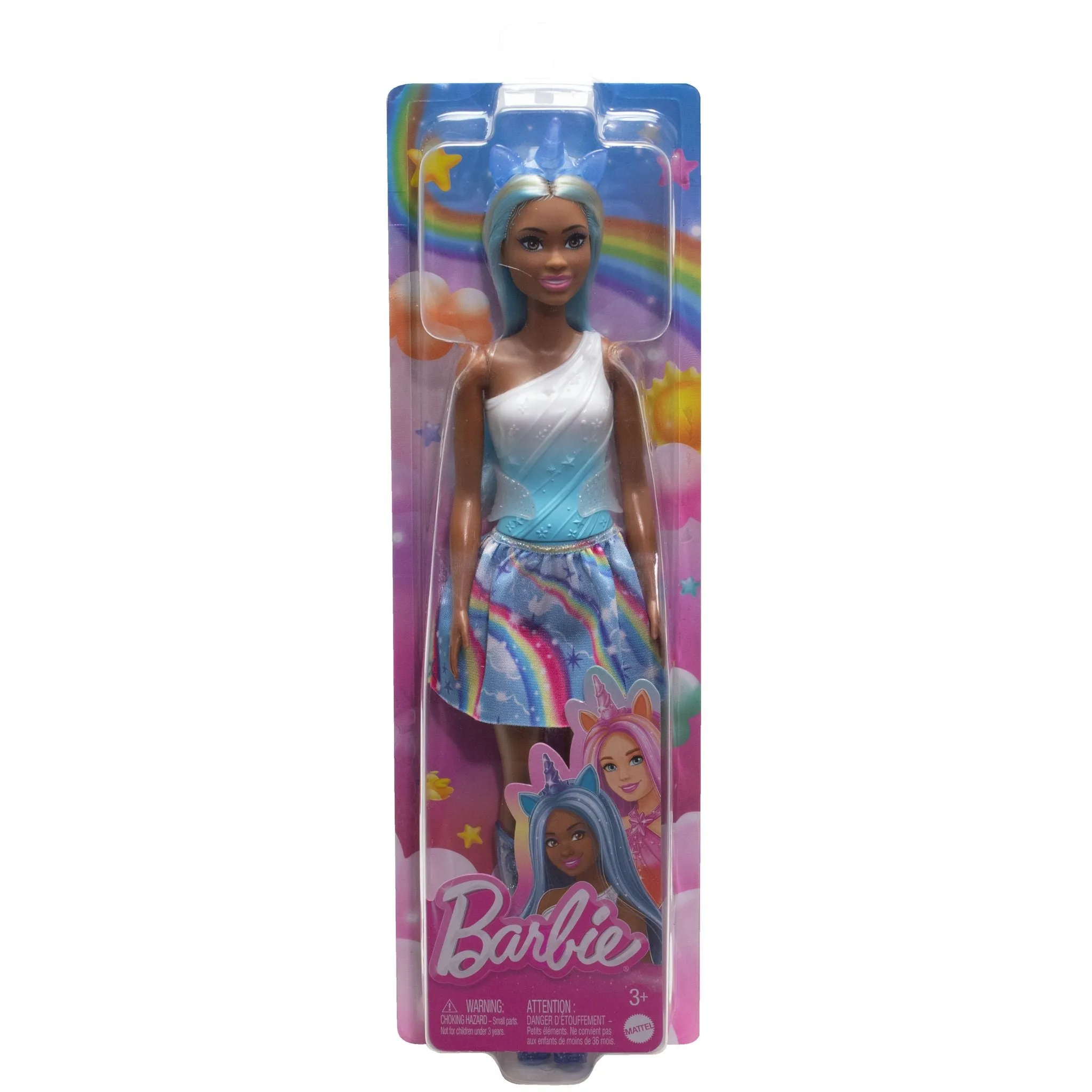 Barbie Dreamtopia Unicorn Doll With Blue Hair