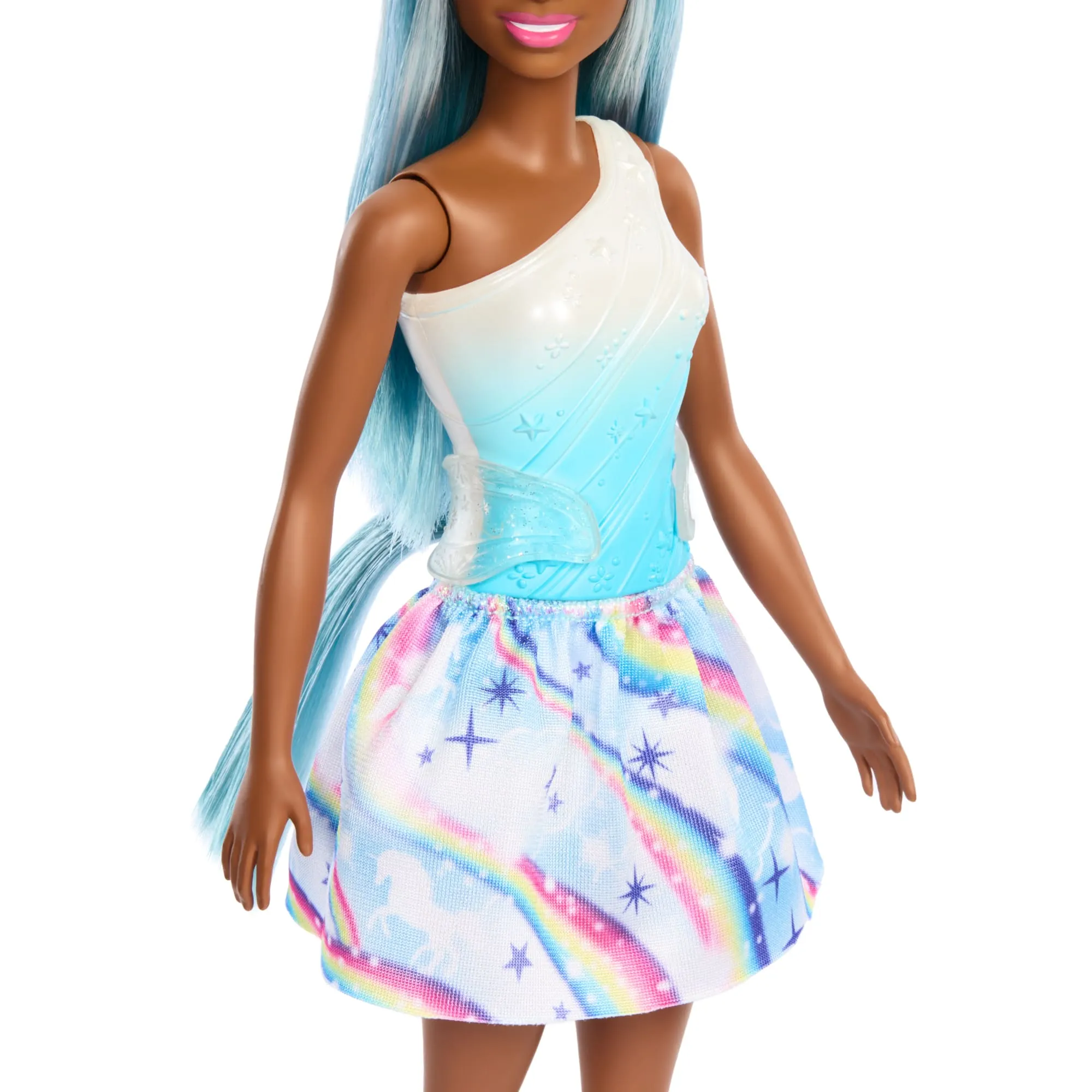 Barbie Unicorn Doll With Blue Hair, Ombre Outfit And Unicorn Accessories