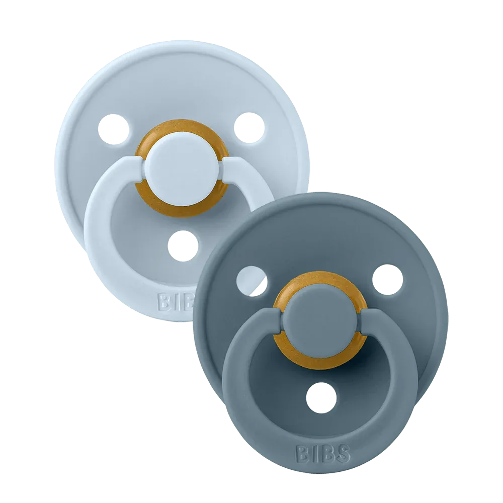 Bibs Anatomical Colour Pacifier - Baby Blue/Petrol