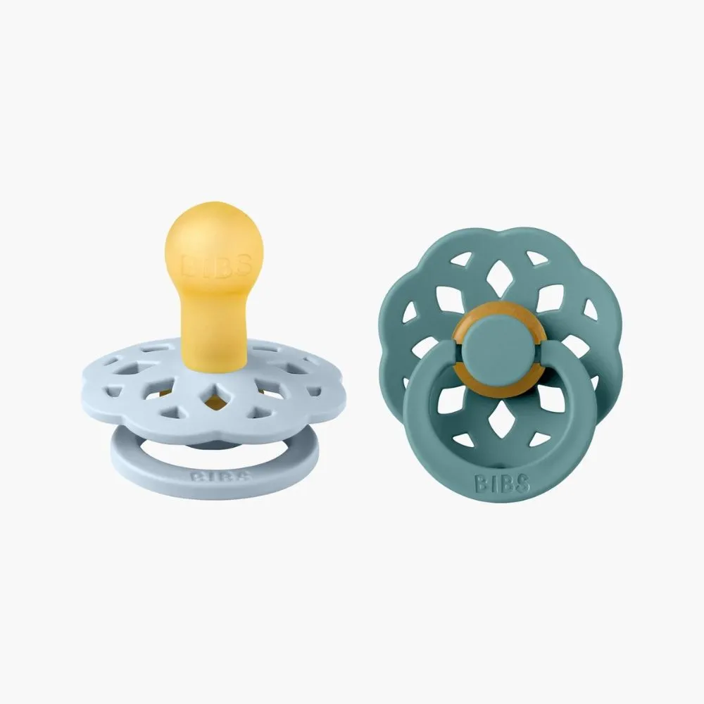 Bibs Boheme Colour Pacifier - Baby Blue/Island Sea