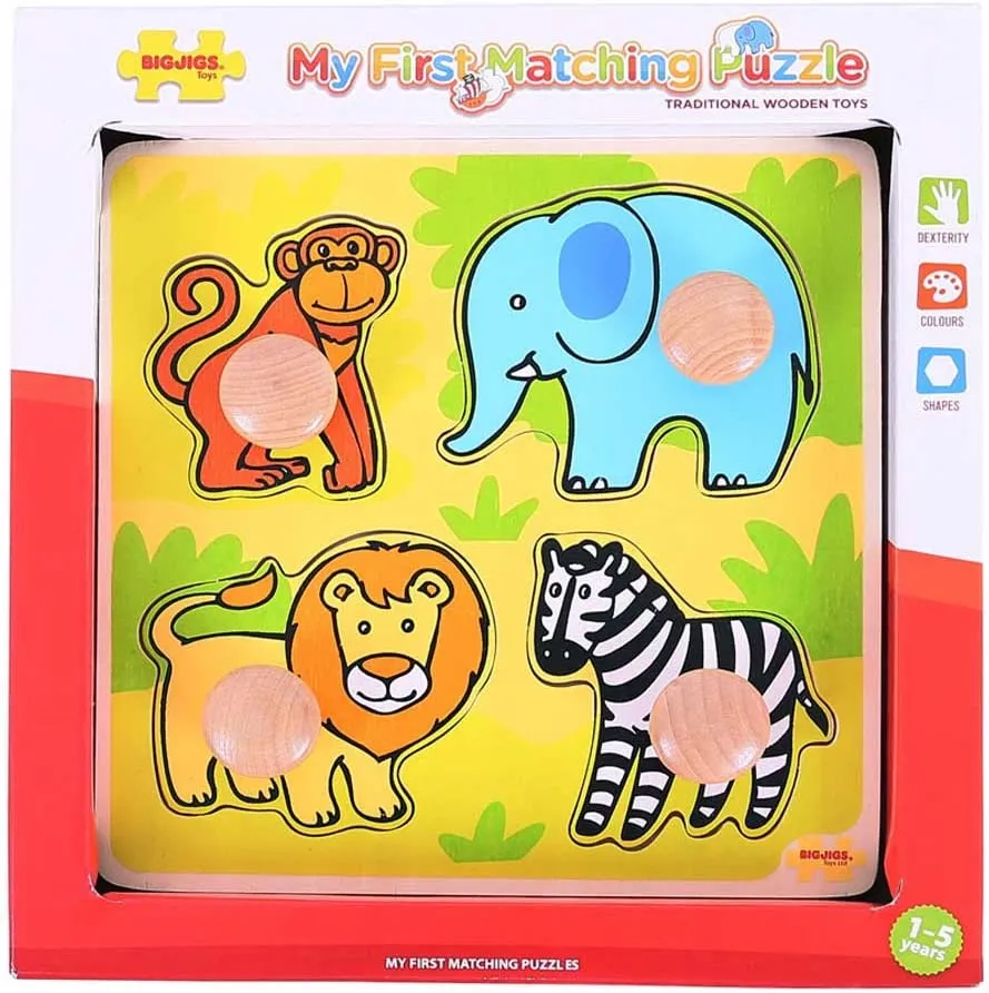 Bigjigs My First Peg Puzzle Safari