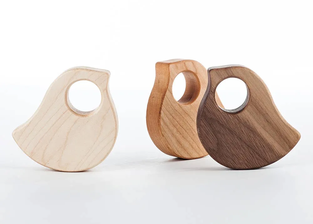 Birdie Wood Rattle