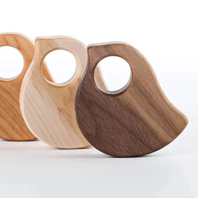 Birdie Wood Rattle