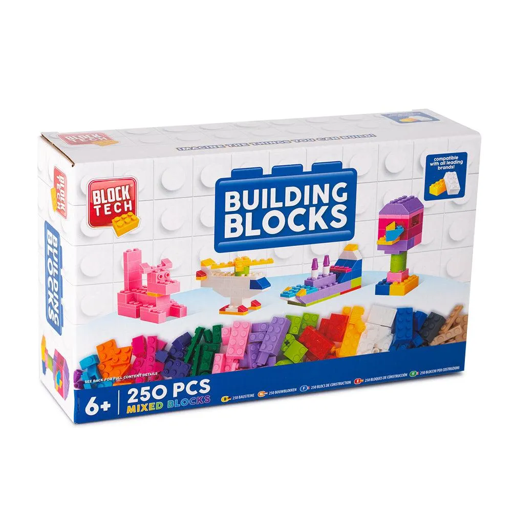 Block Tech Building Blocks | 250 Piece Set | Age 6 