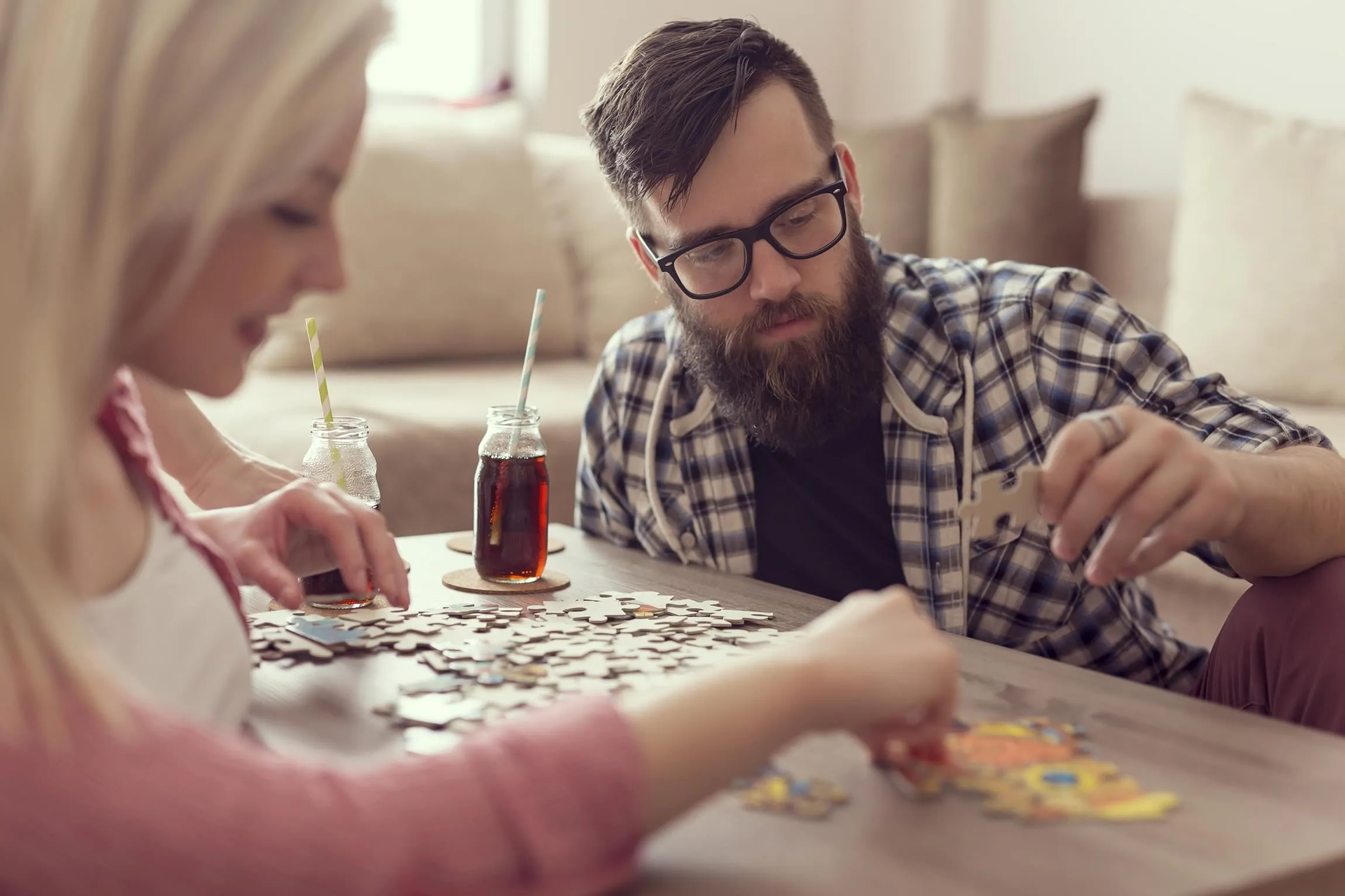 Bottoms Up 300 Piece Large EZ Grip Jigsaw Puzzle