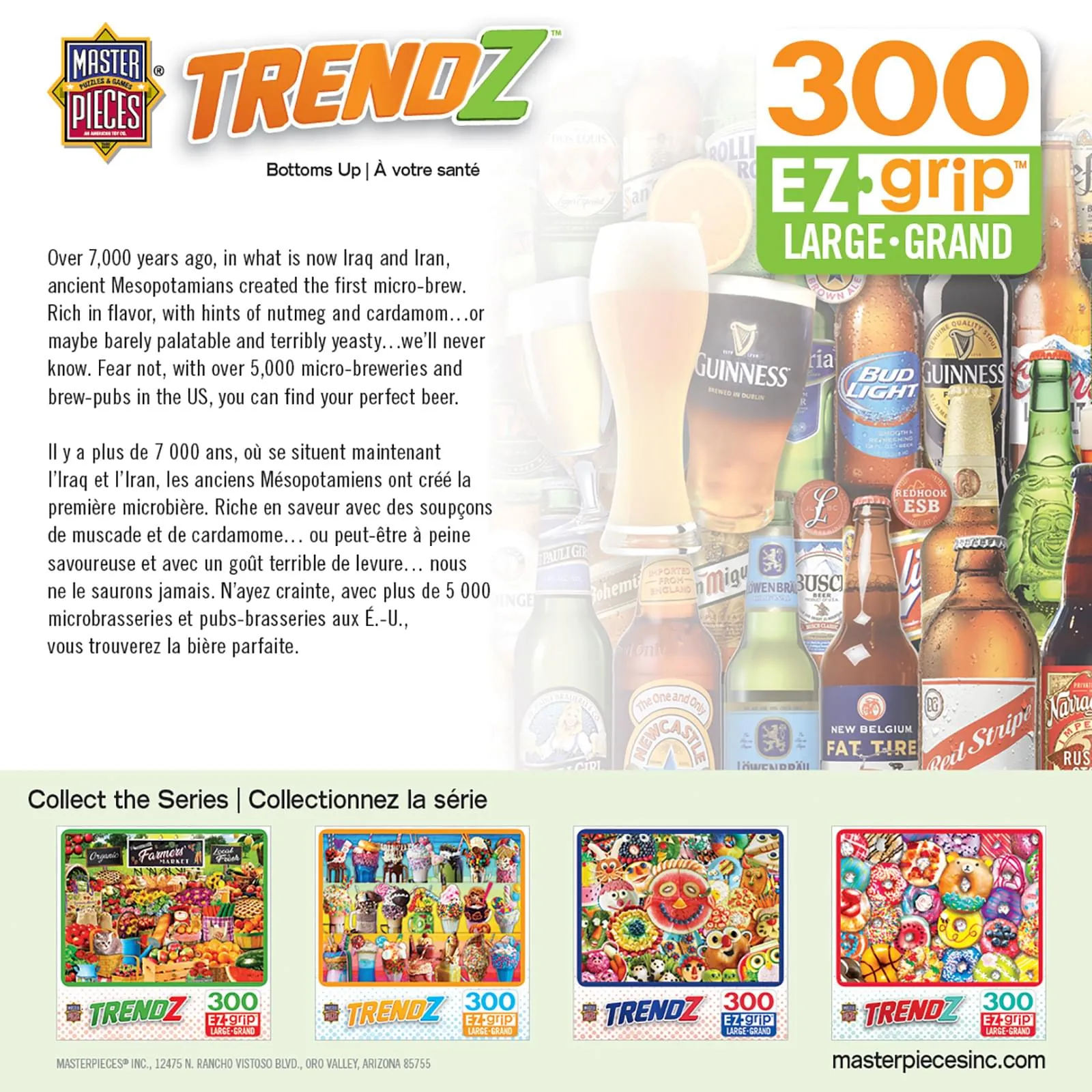 Bottoms Up 300 Piece Large EZ Grip Jigsaw Puzzle