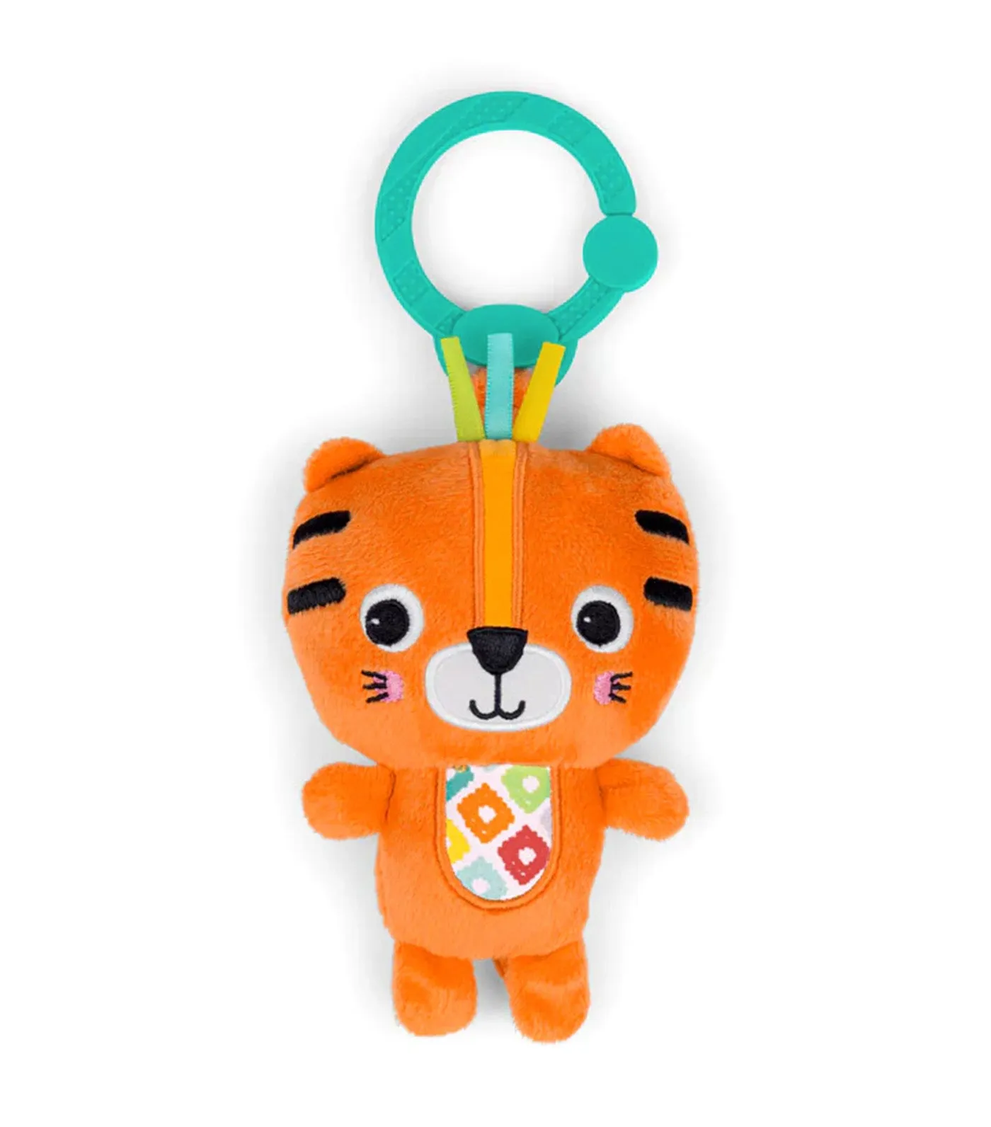 Bright Starts Jingle Joy Reach & Rattle Toy Tiger - Unisex