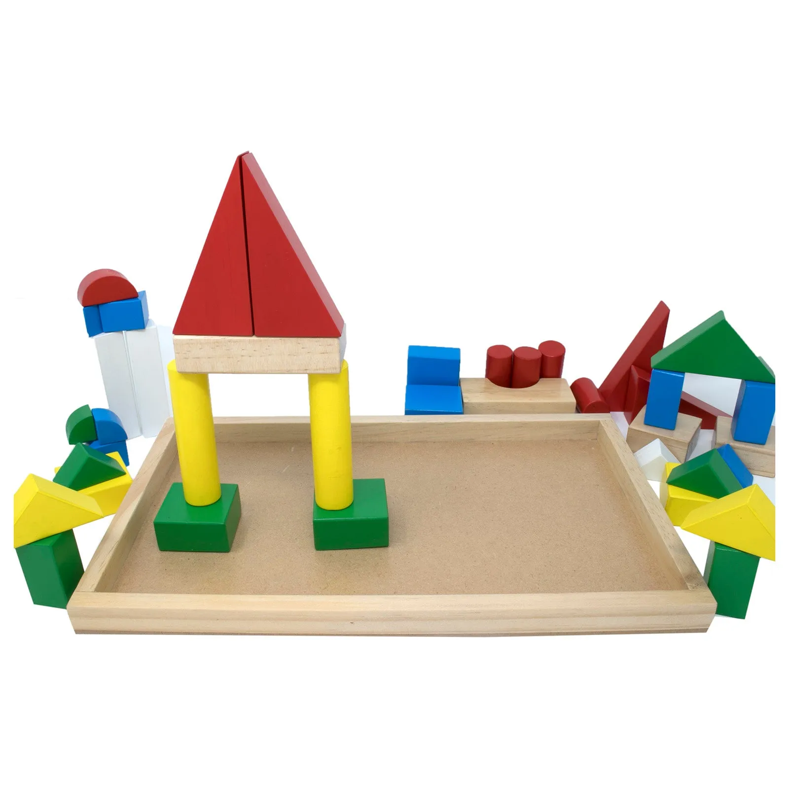 Building Blocks with Wooden Box (40 Pcs)