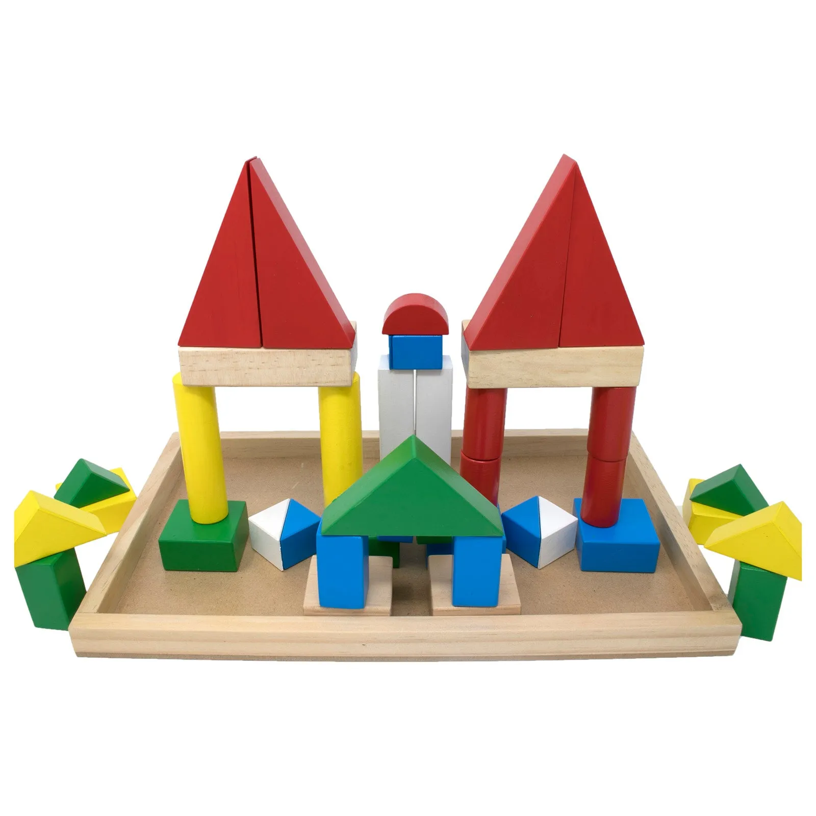 Building Blocks with Wooden Box (40 Pcs)