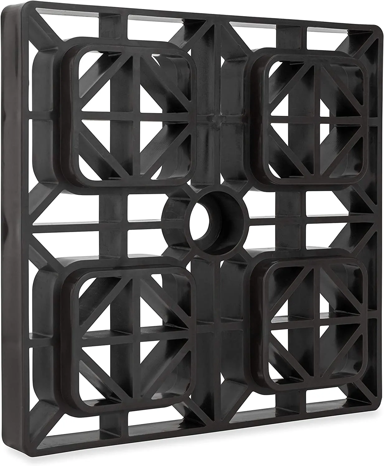 Camco 44521 FasTen Leveling Blocks - w / T-Handle,2x2,Brown 10 pack