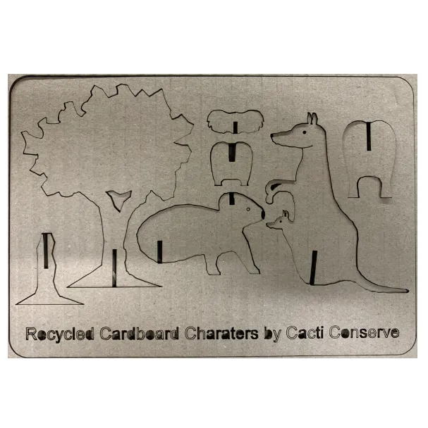 Cardboard Animal Puzzles