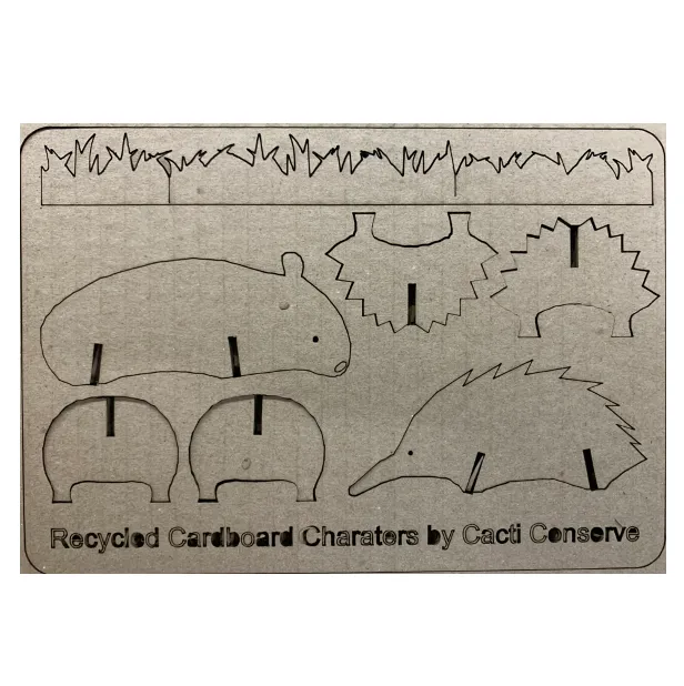 Cardboard Animal Puzzles