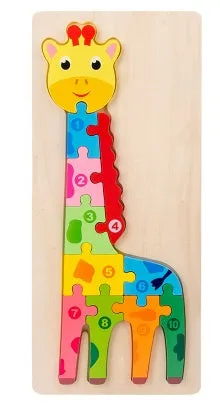 Children's Cartoon Number Animal Early Education Puzzle