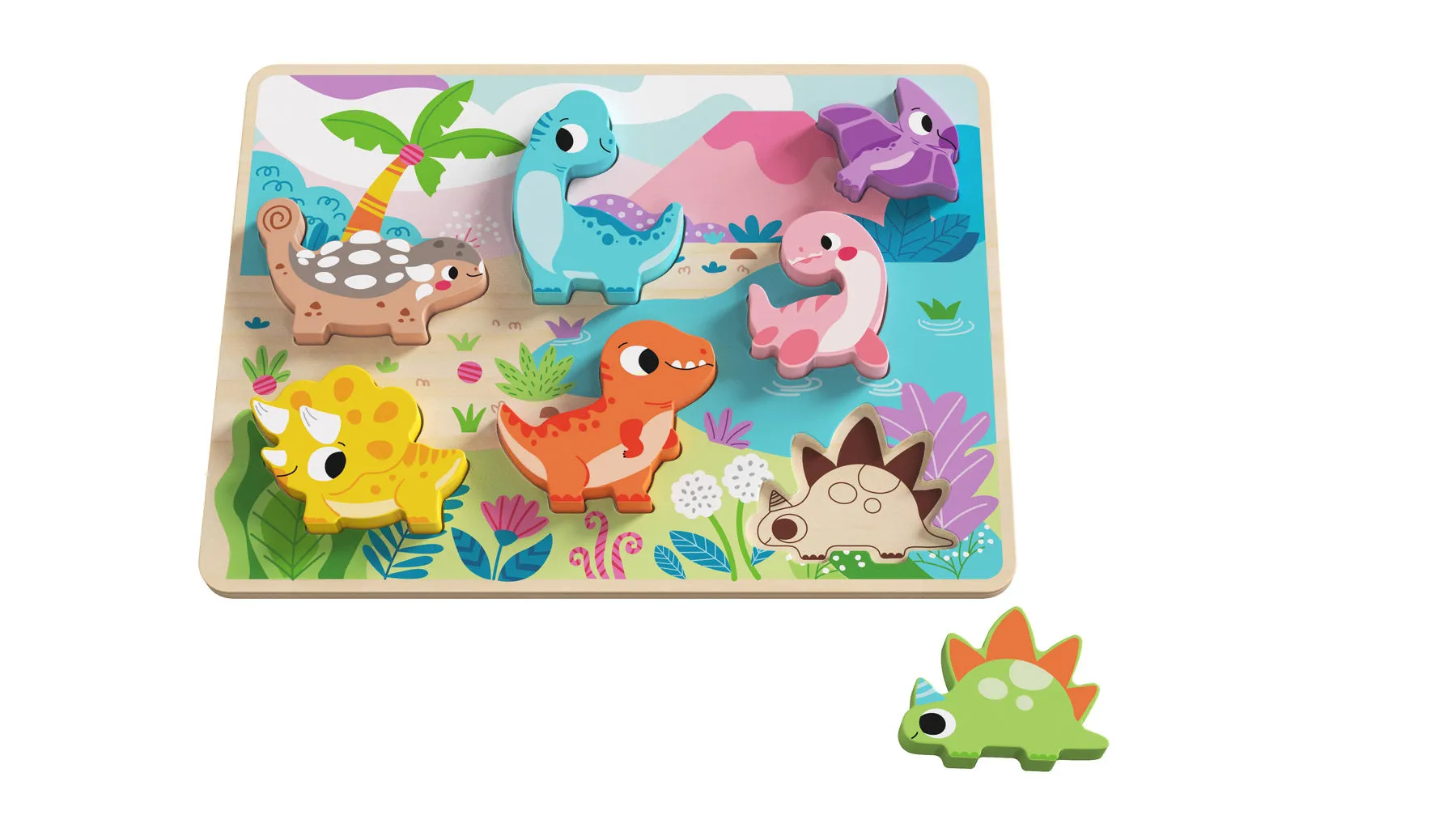 Chunky 3D Puzzle - Dinosaur