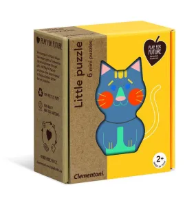 Clementoni Little Animals 6 Pack Mini Puzzles