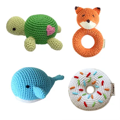 Crocheted Baby Rattle