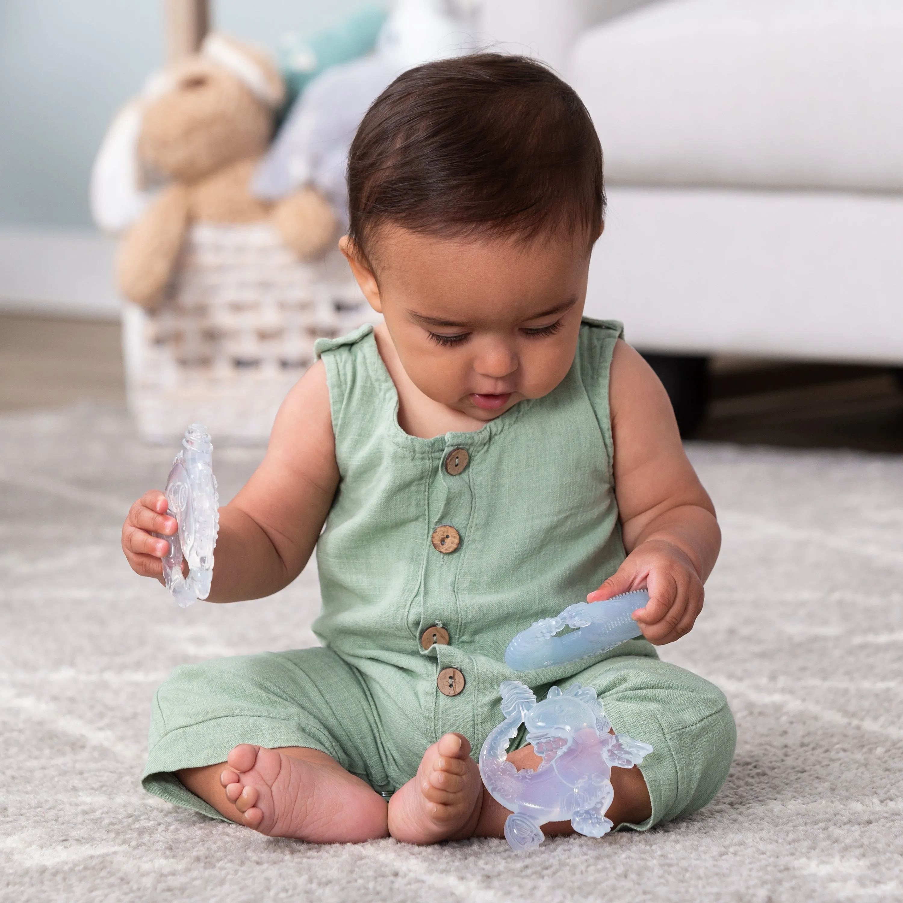 Crystal Clear 3 Piece Stage Teether Set™