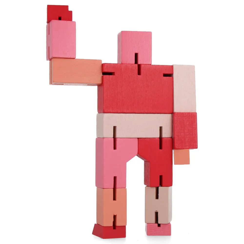 Cubebot - Small - Red Multi