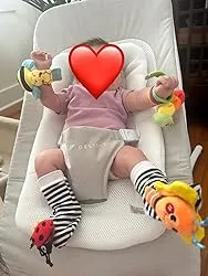 CuddleCritter Garden Rattle Set: Adorable Baby Socks & Wrist Rattles for Playful Adventures
