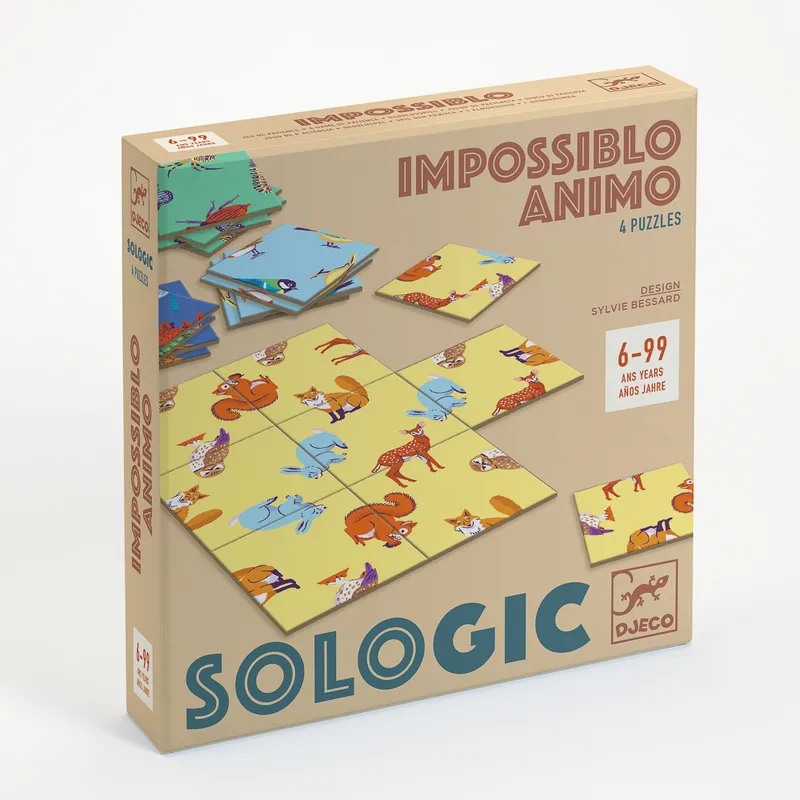 Djeco - Impossible Animal 4 Puzzles