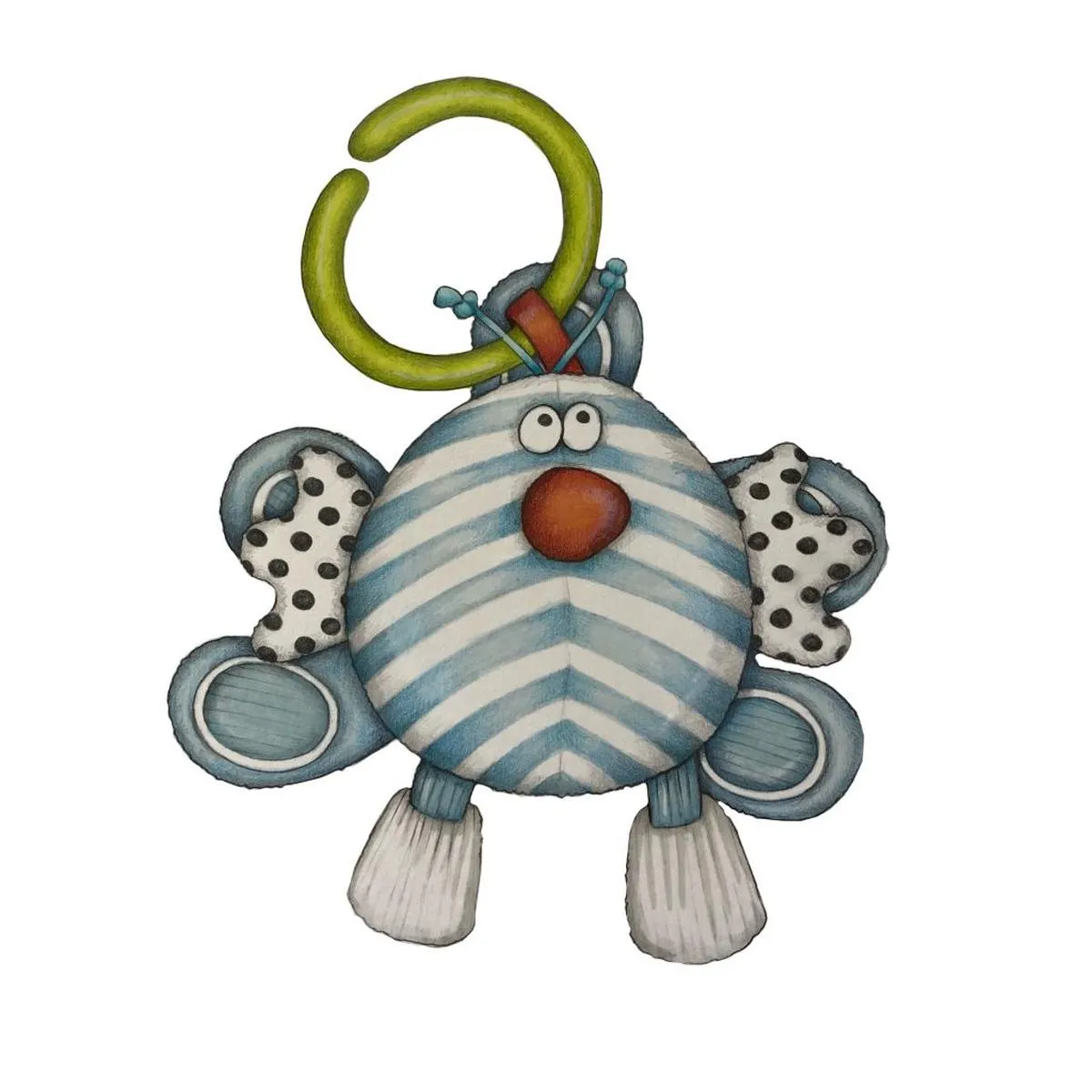 Dolce Toys - Primo Shaker Peacock