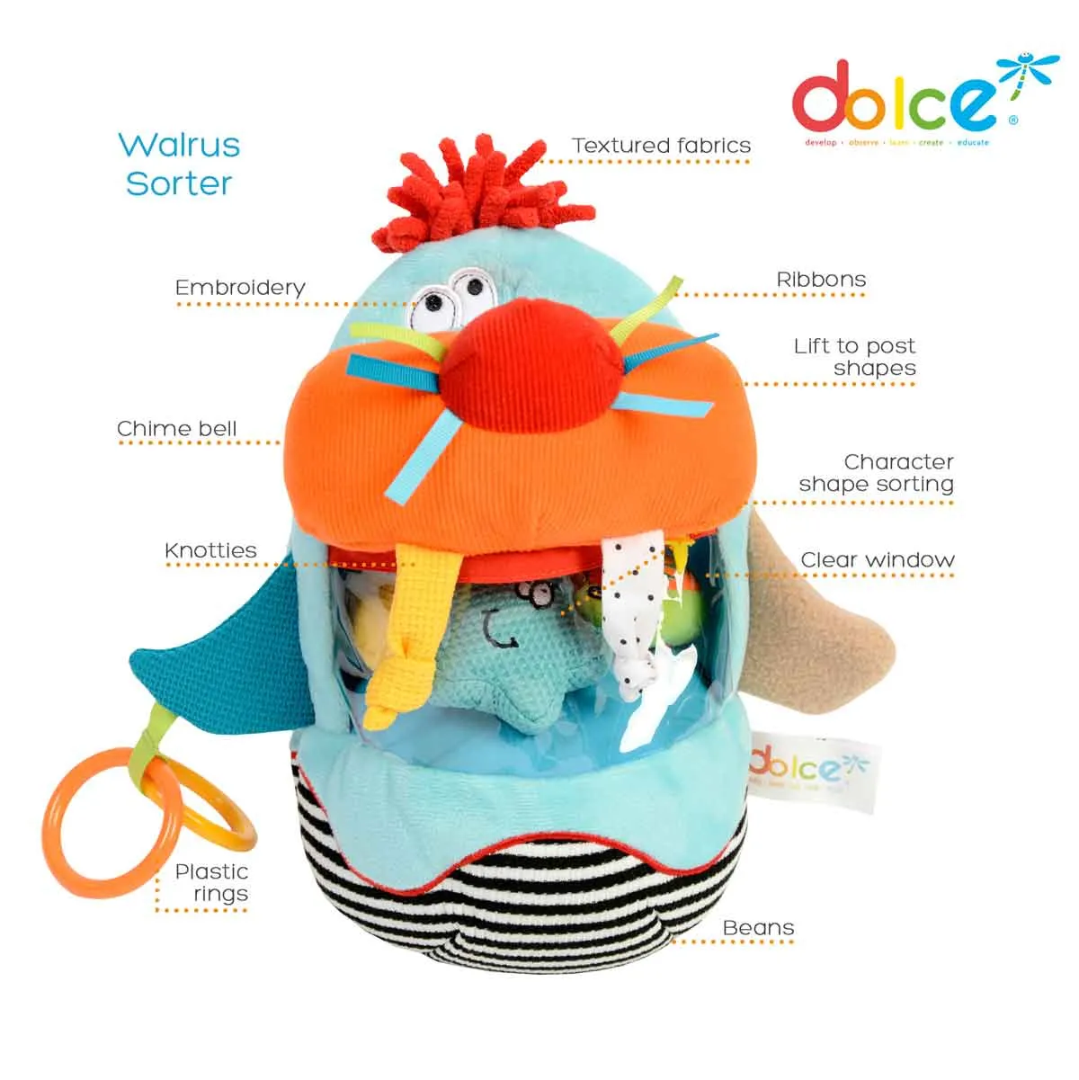 Dolce Toys - Walrus Sorter
