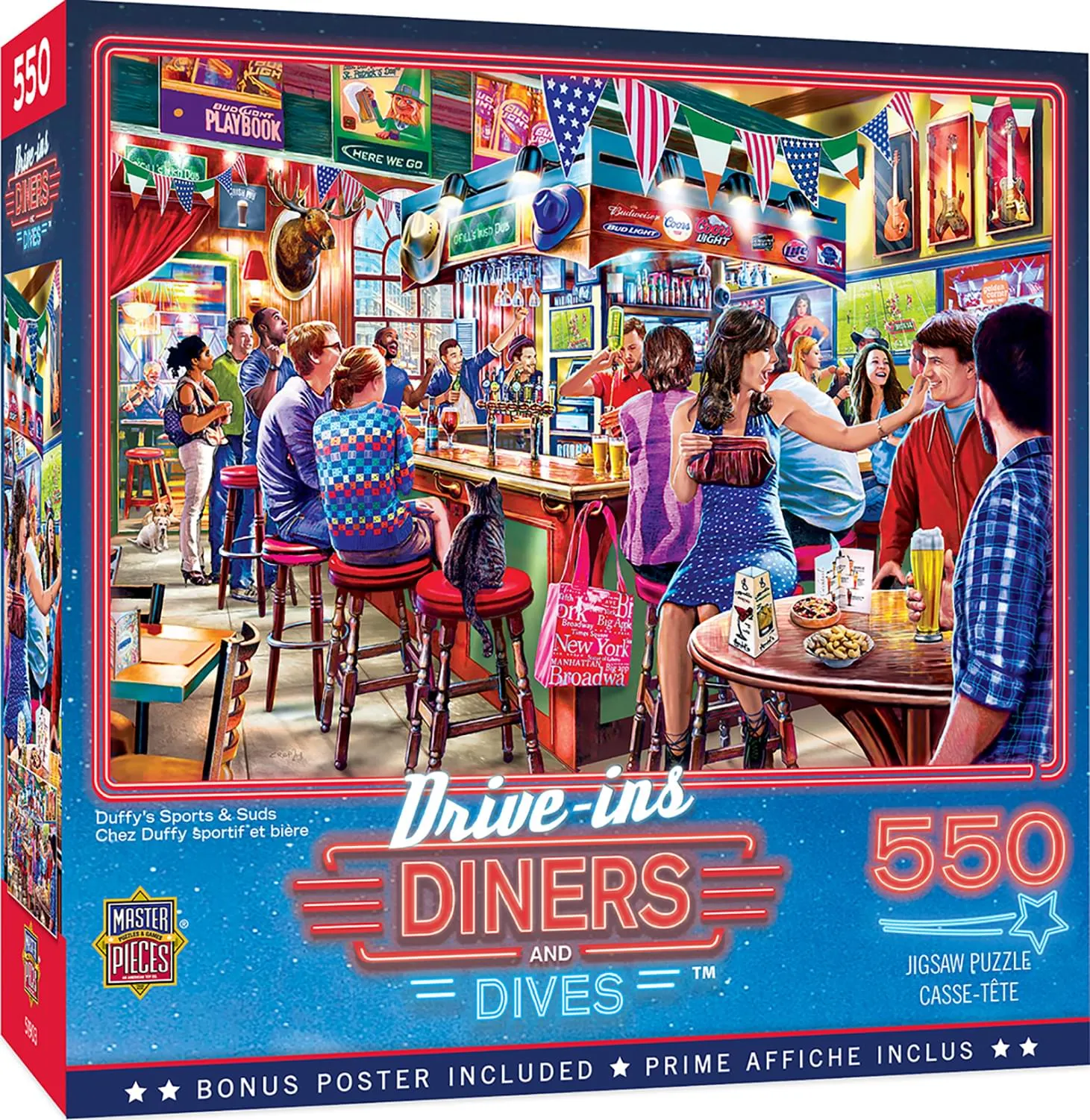 Duffy's Sports & Suds 550 Piece Jigsaw Puzzle