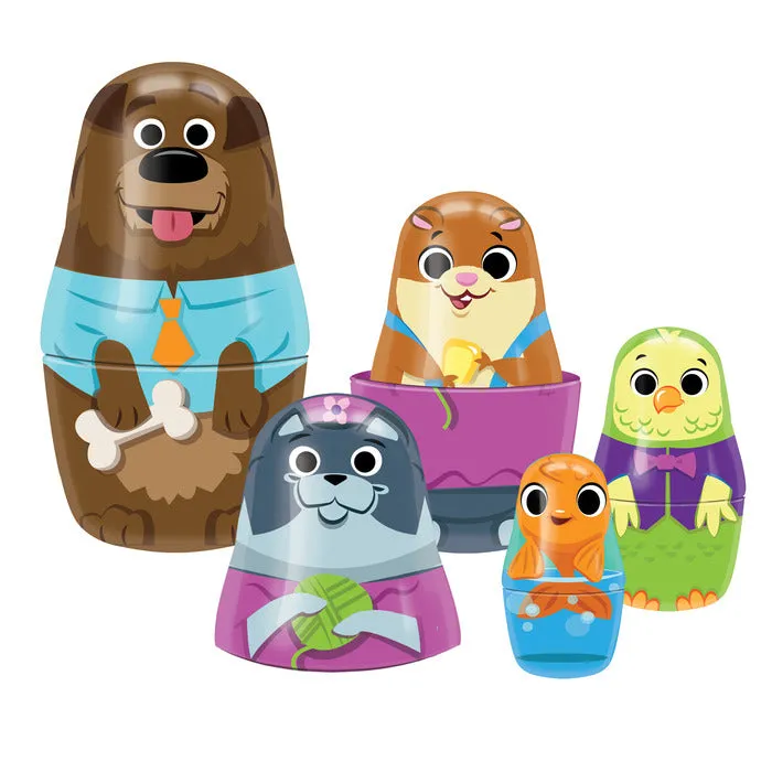 Family Pets Tin Nesting Dolls