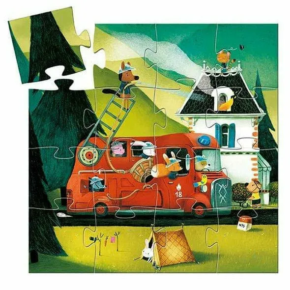 Fire Truck Mini Jigsaw Puzzle